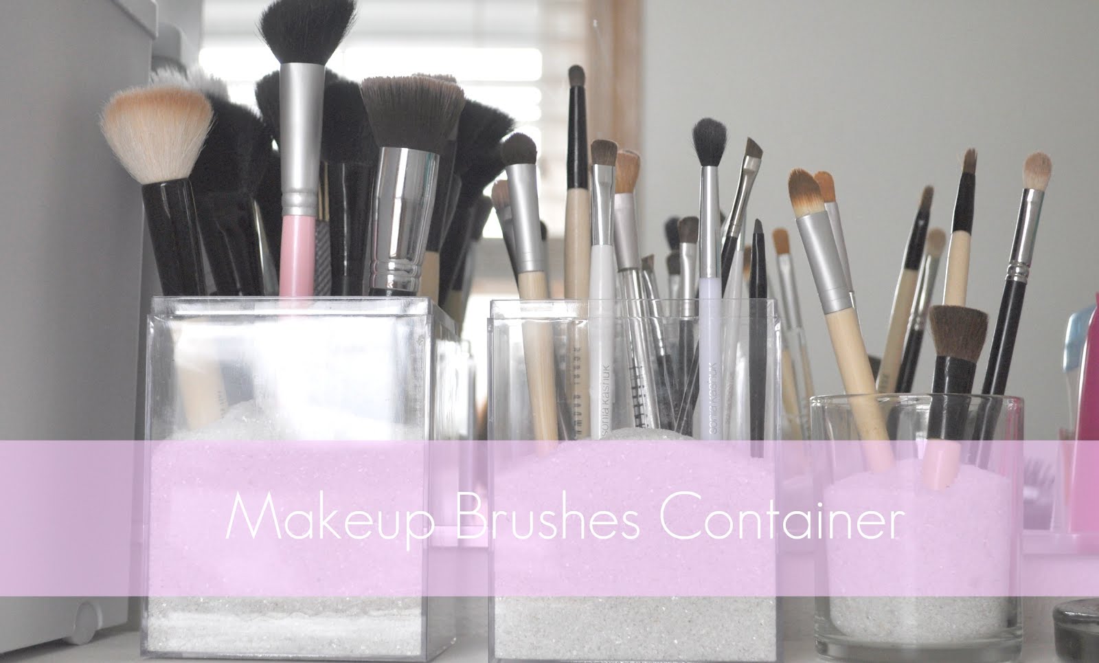Makeup Storage Ideas D.I.Y. Dust Free Makeup Brushes! -